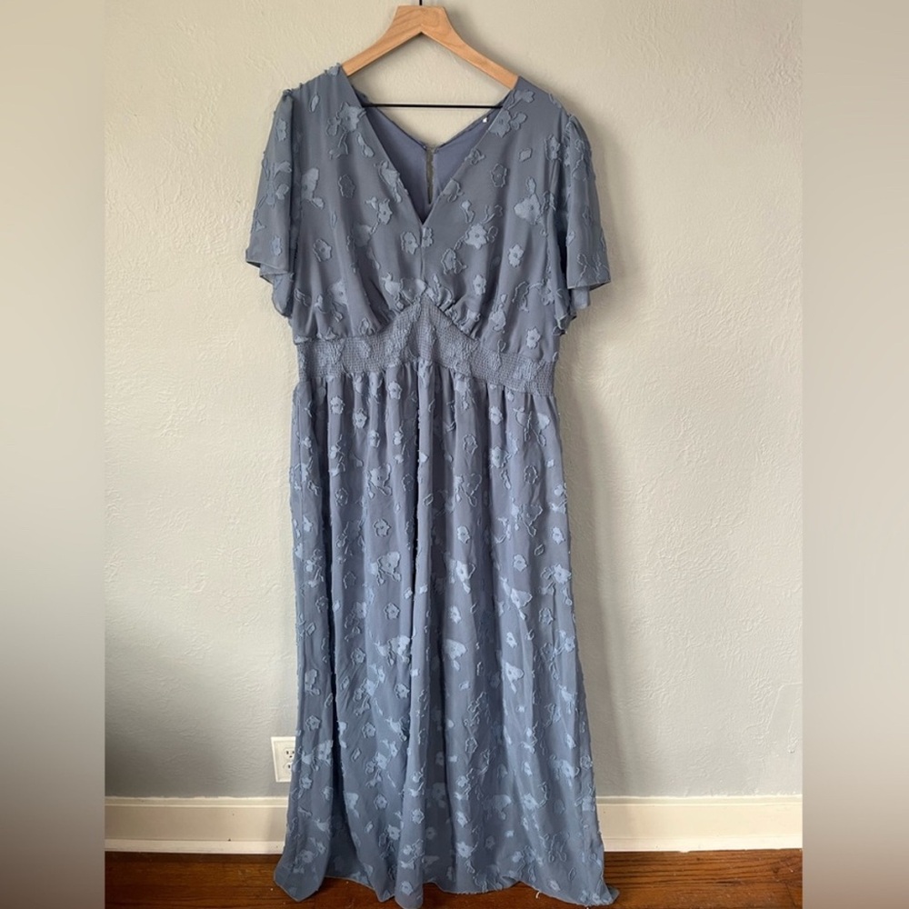 Baltic Born Evelyn Blue Floral Dress